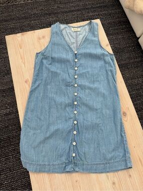madewell silk fable dress Madewell Womens 8 Silk Fable Lined Dress in Leaf Shade